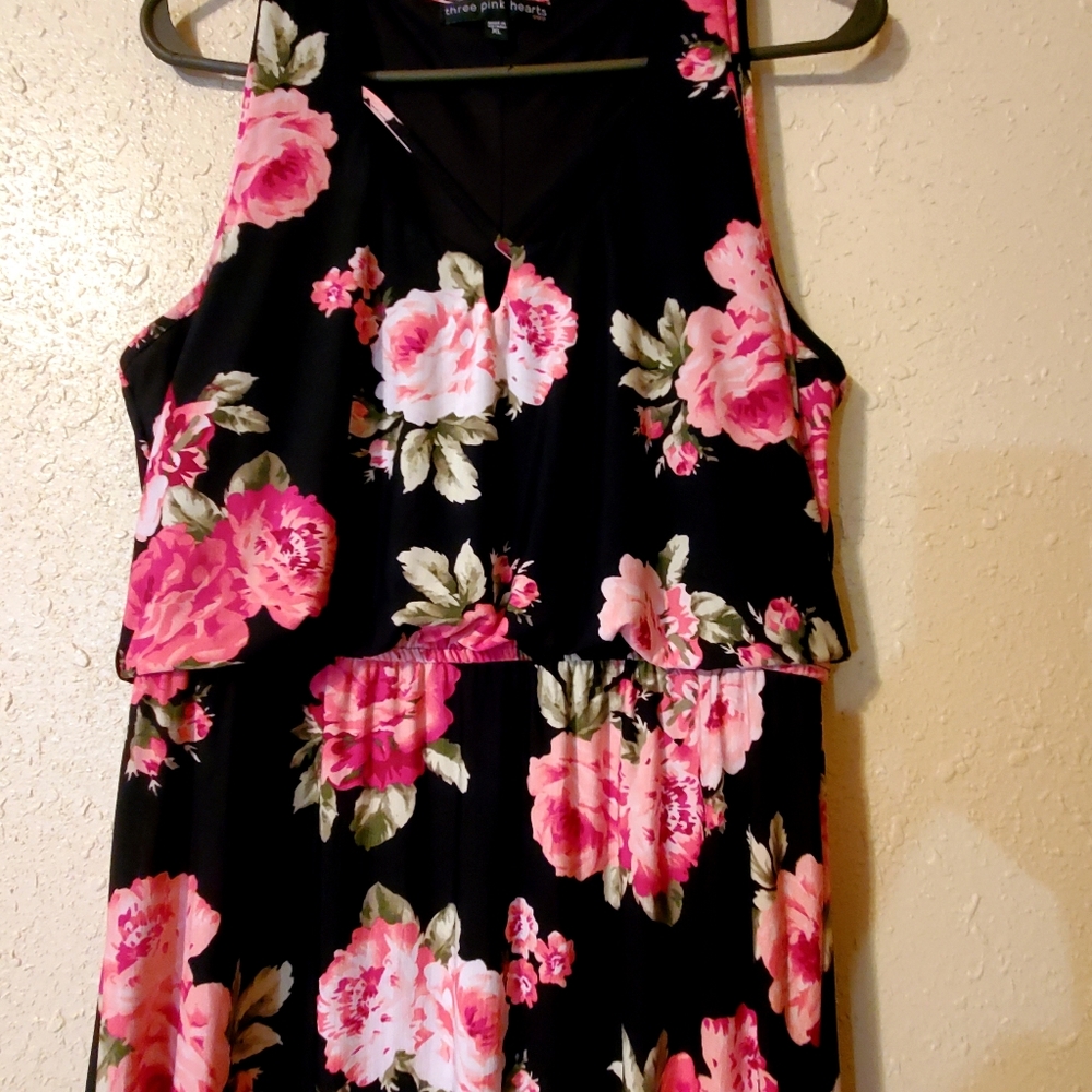 Three Pink Hearts XL dress